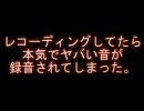 [心霊現象]ヤバめの音が録音されてしまった。