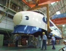 浜松工場新幹線なるほど発見デー　車体上げ・載せ作業実演