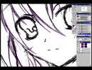メッセを自重しながら百合っぽいゴスロリ描いてみた 線画編