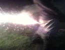 男二人でケツ花火