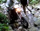 Dトラ沢登り-2　福岡　林道