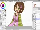 saiでオリジナルキャラを描いてみた