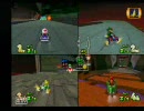 【マリカDD】昔没収されたゲームを姉弟4人でプレイする【hima+】レース編