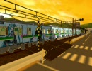【MMD鉄道】testゲキド街初音鉄道