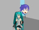 【ミク】MMDで遊んでみた【逃げる】