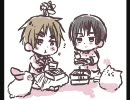 【ヘタリア】はたふってパレード　爺と眉毛【合わせてみた】