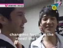 changmin(tvxq) & minho(shinee)  mkmf backstage cut