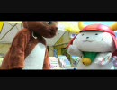 ひこにゃん　ツンツンしあいこするにゃ　夏旅フェアｉｎ岡山　10.07.18