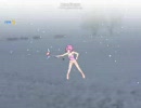 【タイムリープぶーとべんちＦＰＳ５】肌色水着のこもも、雪国で