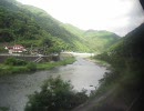 車窓風景　サンライズ出雲モハネ・シングル④（備中川面～新見）