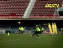 ロナウジーニョ 練習中の超スーパーテクニック