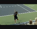 【テニス】 全米オープン2010 ロジャー・フェデラーの股抜きショット！