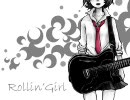 ローリンガール ギターロックアレンジVerを歌ってみた【（ﾃｨﾝ）】