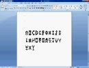 FontStructで自作英数字フォントを作ってみた