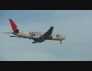 嵐ジェット羽田着陸　日本航空　ボーイング777-200 JAL BOEING777 ARASHI