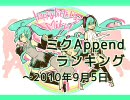ミクAppendランキング ～2010/9/5