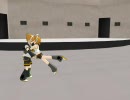 【MMD習作】リンレンで抱きつかせてみた