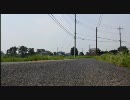 ローアングルで道路を歩行するテスト