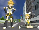 【MMD習作】リン・レンをてってってーと走らせてみた