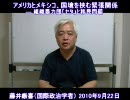 【藤井厳喜】アメリカとメキシコ、国境を挟む緊張関係[H22/9/22]