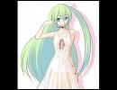 【初音ミク】白いワンピース、揺れるツインテール【オリジナル】