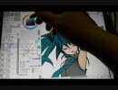 ミク着色全プロセス
