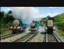 きかんしゃトーマスの追跡シーンにワンピースのBGMを混ぜてみた