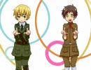 【APヘタリア】アルマダ組であなたにｒｙ描いてみた【合作】