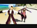 【MMD】Ｗ元親でハート一本釣り【戦国BASARA】