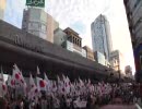 支那大使館包囲 尖閣侵略糾弾 六本木デモ行進 20101016