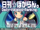 日刊VOCALOIDランキング 2010年10月19日 #982