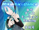 【MMD】自作ダンスモーションランキング９月号【MikuMikuDance】