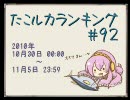 たこルカランキング #92