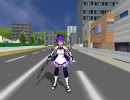 【MMD】デフォ子さんに走ってもらった　その1