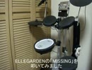 ELLEGARDENの「MISSING」を練習でぺしぺし叩いてみました