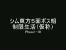 シム東方５面ボス組制限生活（仮称）：フェイズ１－１０