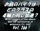 お前のバイクはどのクラスの４輪と同じ加速？ 総集編 Vol.166