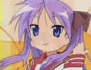 らき☆すた　かがみとうさぎを合成してみた