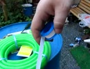 How to make rain tank from drum can 家庭で出来るドラム缶雨水タンクの作り方