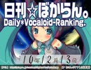 日刊VOCALOIDランキング 2010年12月13日 #1037