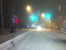 【車載】北海道 国道237号 美瑛町→西神楽駅方面 雪道夜間撮影テスト