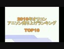 ORICON 2010年アニソンランキングTOP10バージョン