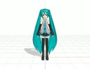 初音ミクに敬礼させてみた（バージョンアップ）