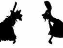 【MikuMikuDance】Bad_Apple!! のモーションを作ってみました 修正版【東方MMD】