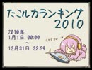 たこルカランキング2010 前編