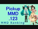 【MikuMikuDance】Pickupランキング.123　(12/27～01/09)【MMD】