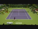 フェデラーvsツォンガ　カタールオープン2011準決勝