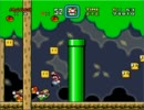 スーパーマリオワールドコントローラー上下逆さ持ちプレイその１４