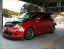 【サーキット車載】白いスイフトを弄んでみた。