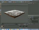 【C4D】お手軽な草の作り方【チュートリアル】